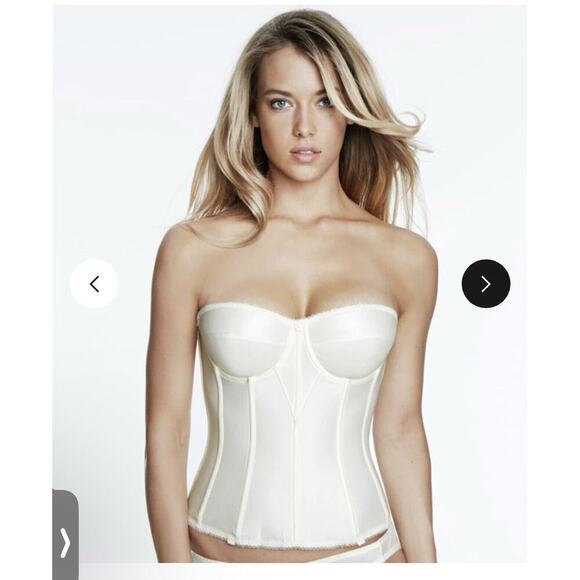 Dominique Other - NWT Dominique Intimate Apparel Corset Bridal Bustier White Underwire Size 34C
